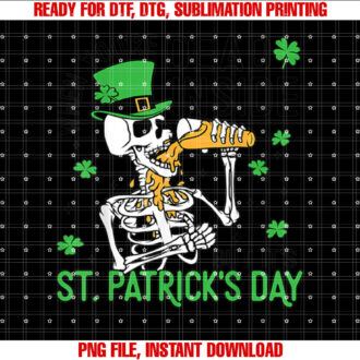 When Youre Dead Inside But Its St Patricks Day Skeleton T-shirt