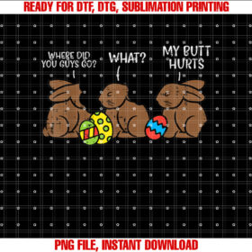 Where Did You Guys Go Chocolate Bunny Funny Easter Kids T-shirt