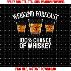 Whiskey Funny Drinking Forecast Drink T-shirt