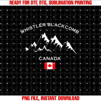 Whistler comb Canada Ski Resort Rocky Mountains T-shirt