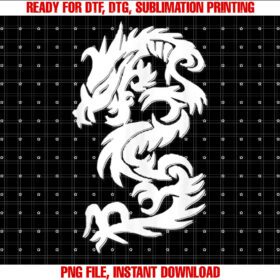 White Firedrake Chinese Dragon Kung Fun Tai Chi Dragon T-shirt