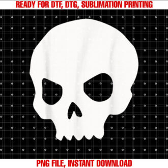 White Halloween Skeleton Silhouette Goth Punk Rock Skull T-shirt