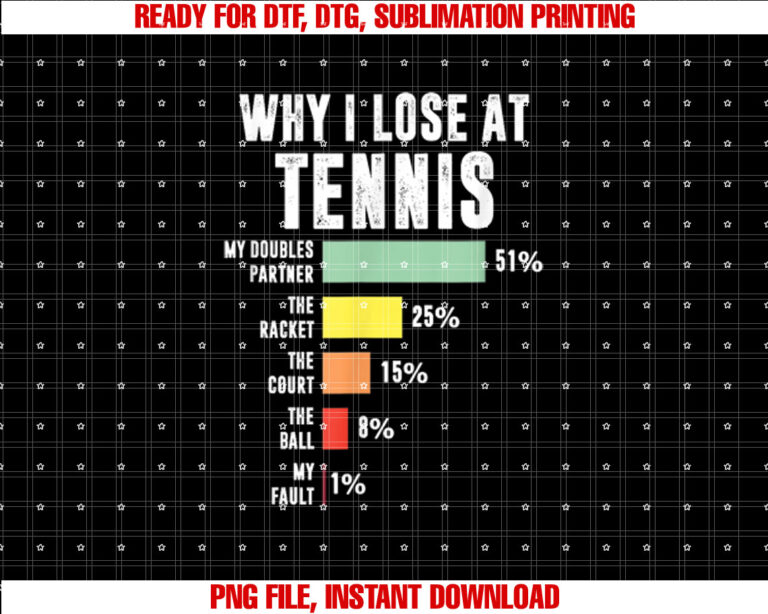Why I lose at Tennis Funny Tennis T-shirt