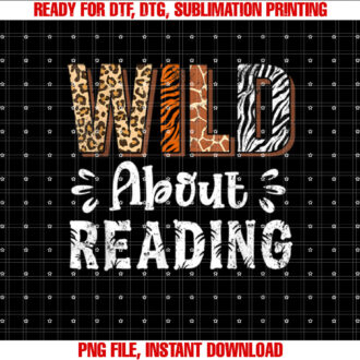 Wild About Reading Books Reader Lover Animals Leopard Zebra T-shirt
