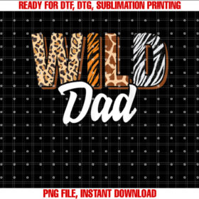 Wild Dad Zoo Born Two Be Wild Bday Safari Jungle Animal T-shirt