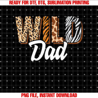 Wild Dad Zoo Born Two be Wild Bday Safari Jungle Animal T-shirt