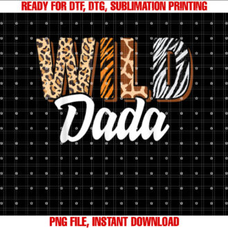 Wild Dada Zoo Born Two be Wild Bday Safari Jungle Animal T-shirt