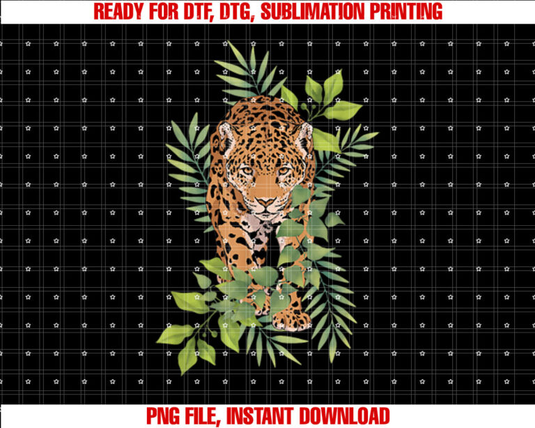 Wild Jaguar Jungle Nature for Cat Lover T-shirt
