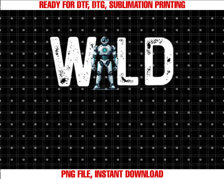 Wild Retro Robotic ROBOT Art Science Math Kids Boy T-shirt