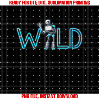 Wild Retro Vintage Robotic ROBOT SciFi Tech Art T-shirt