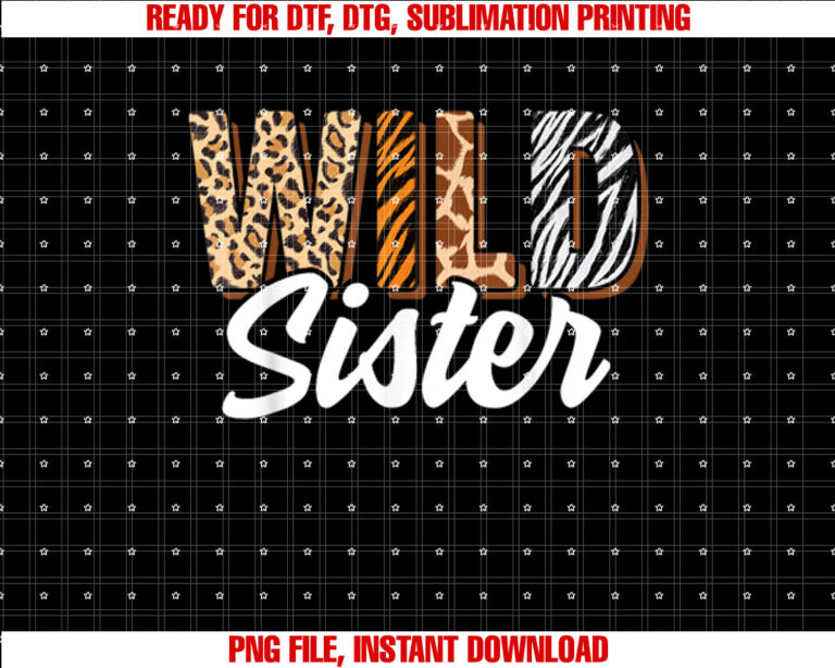 Wild Sister Zoo Born Two be Wild Bday Safari Jungle Animal T-shirt