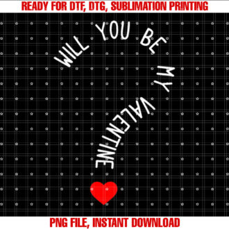 Will You Be My Valentine Heart Valentines Day T-shirt