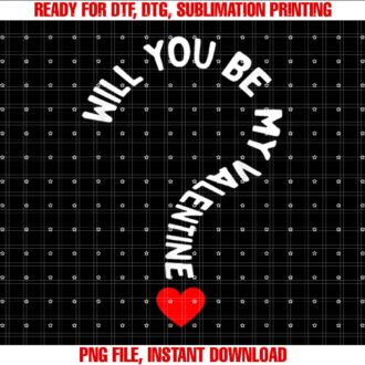 Will You Be My Valentine Heart Valentines Day T-shirt