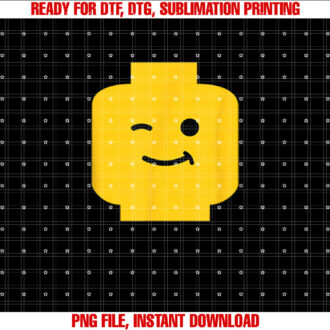 Winking Winky Face Minifig Brick Toy T-shirt