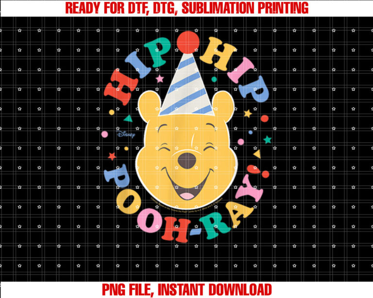 Winnie The Pooh Hip Hip Poohray Birthday T-shirt