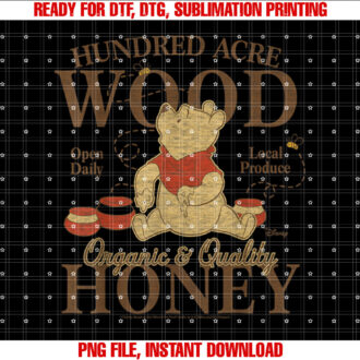 Winnie The Pooh Hundred Acre Wood Pooh Organic Honey T-shirt