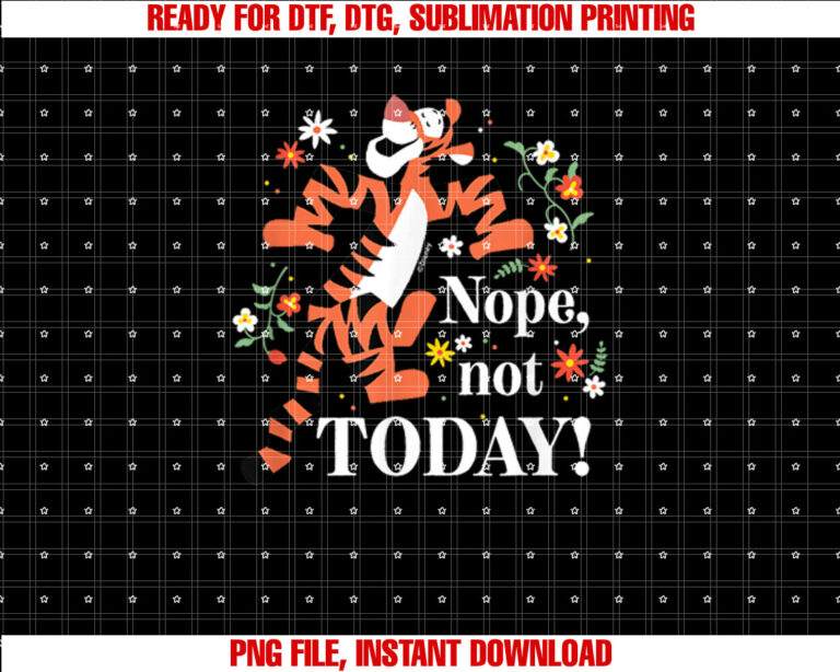 Winnie The Pooh Tigger Nope Not Today T-shirt