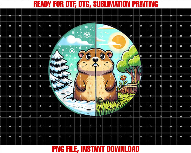 Winter or Spring Groundhog Day T-shirt