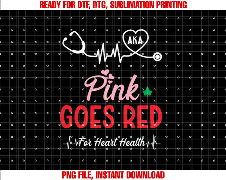 Women Costume AKA Pink Goes Red For Heart Health Awareness T-shirt