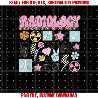Women Retro Radiology Nurse RAD Tech CT MRI Tech Graduation T-shirt