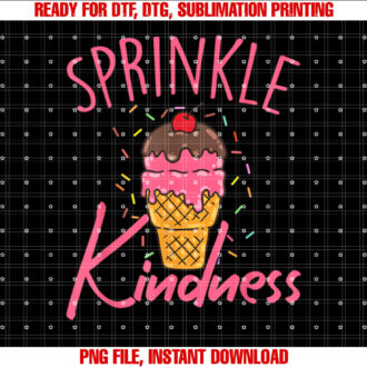 Women Sprinkle Kindness Ice Cream Funny T-shirt