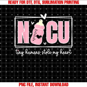 Women Valentines Day Nicu Nurse Tiny Humans Stole My Heart T-shirt