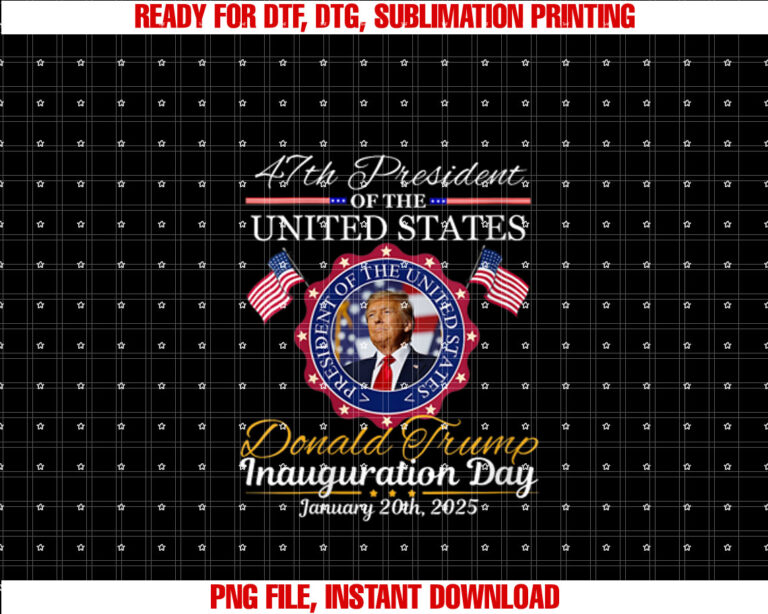 Womens 47th President Donald Trump Inauguration Day January 20 2025 T-shirt