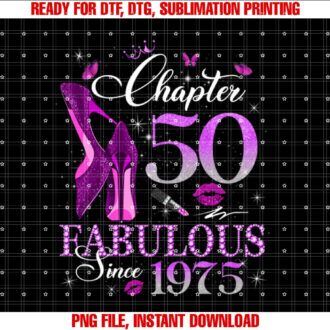 Womens Chapter 50 Fabulous Est 1975 50th Bday Queen Diamond T-shirt