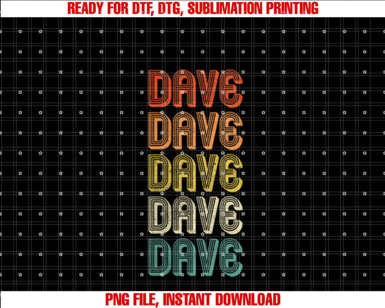 Womens Dave Vintage Retro T-shirt