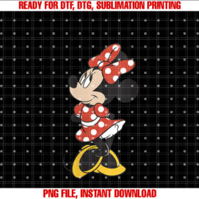 Womens Disney Mickey and Friends Minnie Mouse Traditional Portrait T-shirt