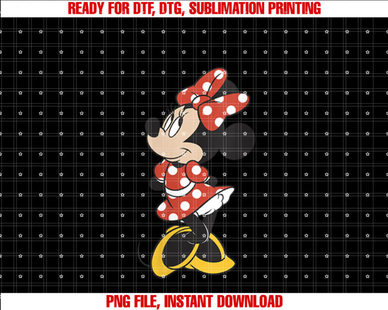 Womens Disney Mickey And Friends Minnie Mouse Traditional Portrait T-shirt