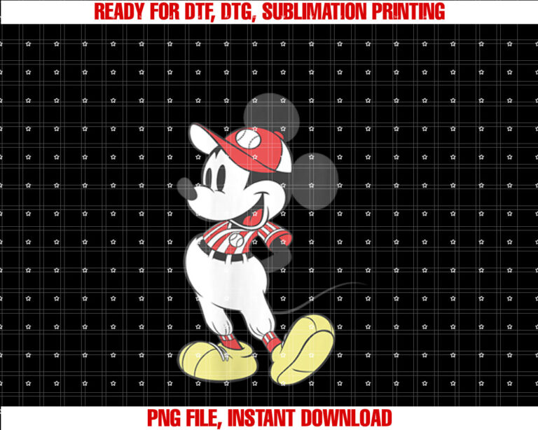Womens Disney Mickey Mouse Baseball Outfit T-shirt