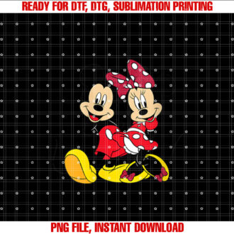 Womens Disney Mickey and Minnie Mouse T-shirt