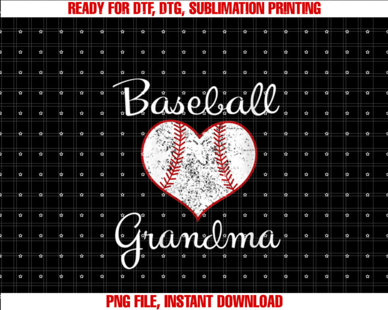 Womens Grandma Vintage Baseball Grandma T-shirt