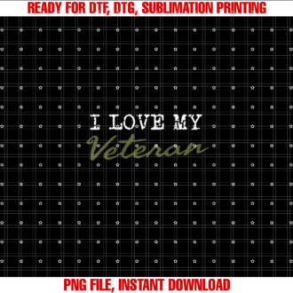 Womens I Love My Veteran Veterans Day T-shirt