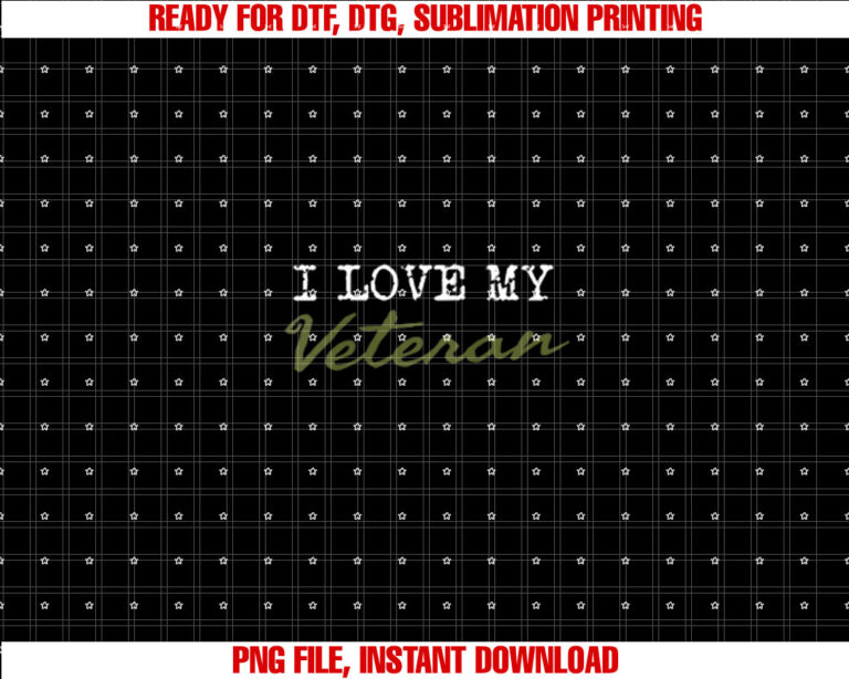 Womens I Love My Veteran Veterans Day T-shirt