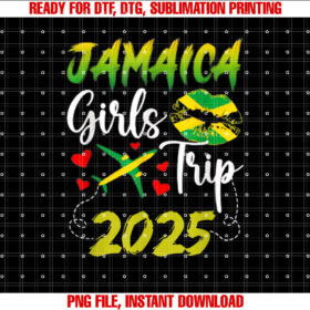 Womens Jamaica Girls Trip 2025 Summer Vacation Weekend Funny T-shirt