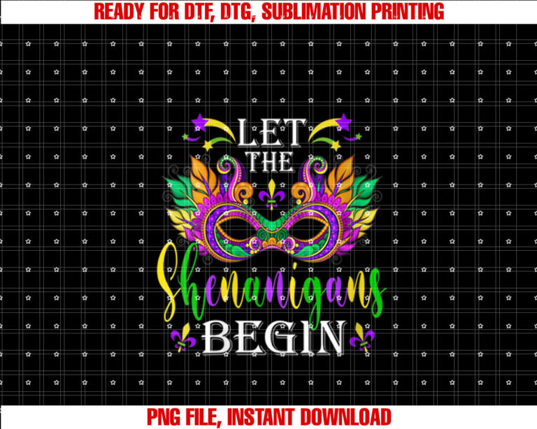 Womens Let The Funny Shenanigans Begin Carnival Mardi Gras T-shirt