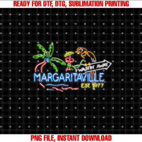 Womens Margaritaville Neon Sign T-shirt
