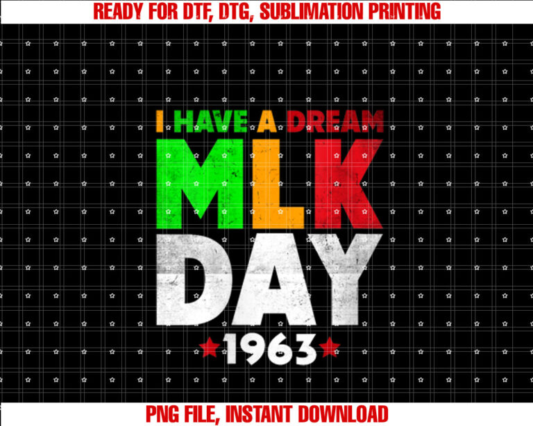 Womens Martin Luther King Jr Day I Have a Dream MLK DAY Colorful T-shirt
