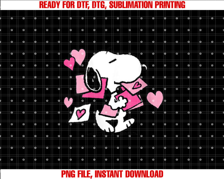 Womens Peanuts Snoopy Valentines Day Letters T-shirt