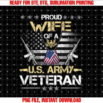 Womens Proud Wife Of A US Army Veteran Flag Veterans Day T-shirt