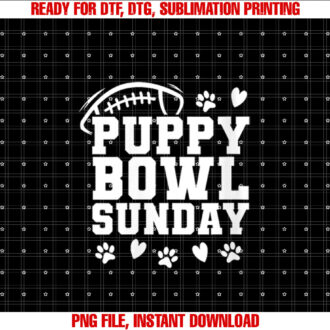 Womens Puppy Bowl Sunday Super Football Game Party Dogs Dog Lover T-shirt