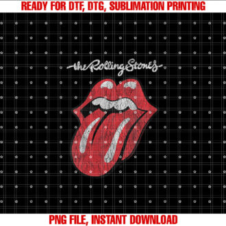 Womens Rolling Stones Official Script Tongue T-shirt