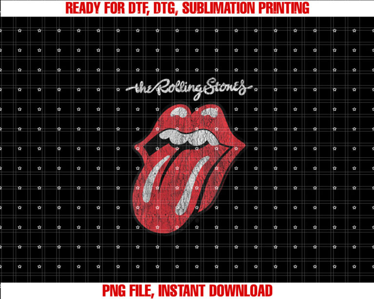 Womens Rolling Stones Official Script Tongue T-shirt