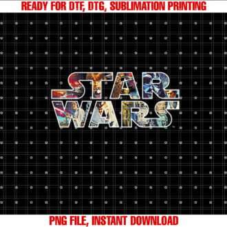 Womens Star Wars Vintage Scene BuildUp Fill T-shirt
