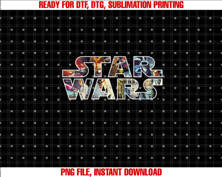 Womens Star Wars Vintage Scene BuildUp Fill T-shirt
