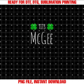 Womens Tits Mcgee Shamrocks Funny St Patricks Day T-shirt