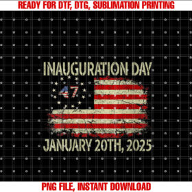 Womens Vintage Old Donald Trump Inauguration Day 2025 47th Usa Flag T-shirt