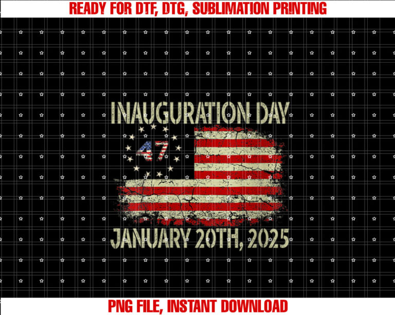 Womens Vintage Old Donald Trump Inauguration Day 2025 47th USA Flag T-shirt